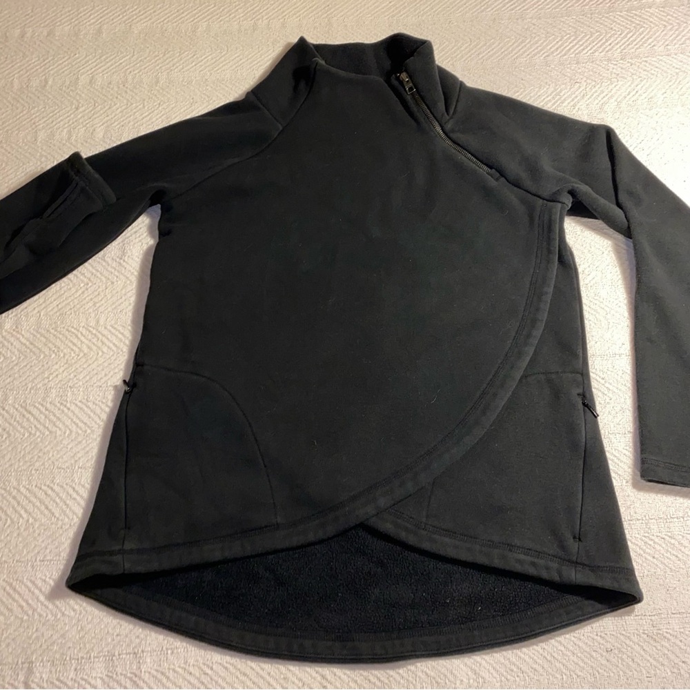 Athleta Black Textured Jacket